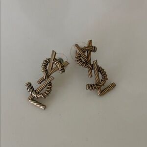 Yves Saint Laurent Gold Earrings
